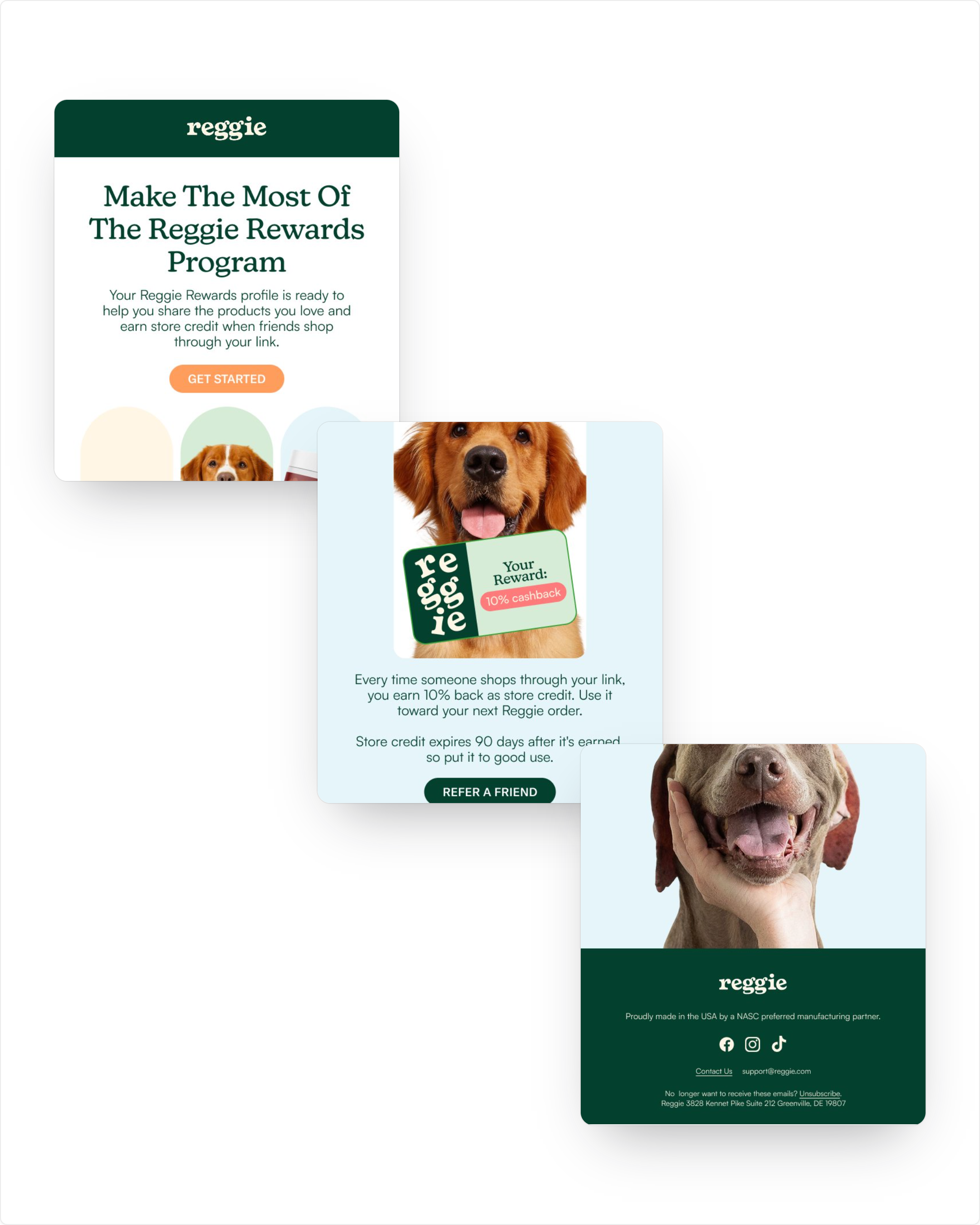 Reggie rewards onboarding